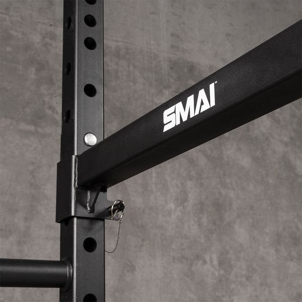 under side of spotting arms for power rack