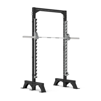 Free Standing Smith Machine Left Bottom View Render