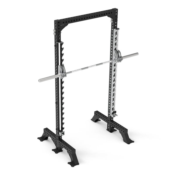 Free Standing Smith Machine Left Top View Render