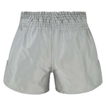 SMAI Muay Thai Shorts - Grey featuring an elastic waistband.
