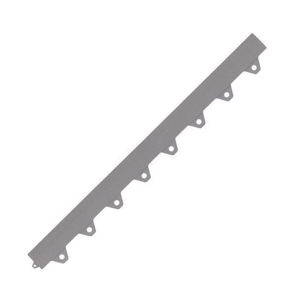TPE Gym Flooring Tile - 5mm - Grey edge strip