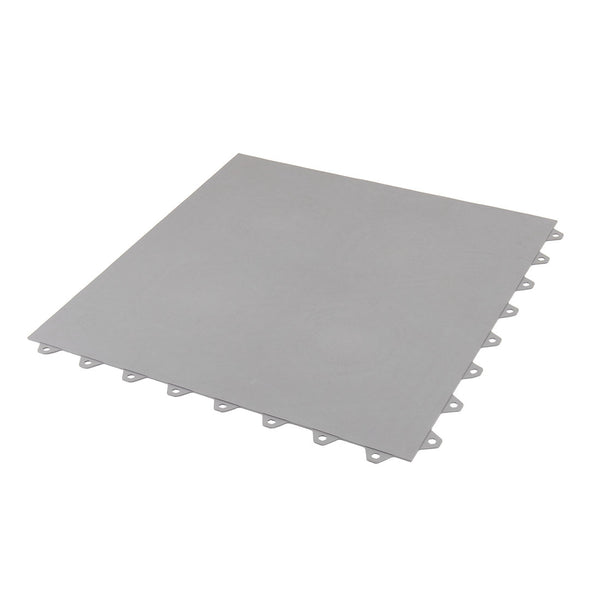 TPE Gym Flooring Tile - 5mm - grey Front VIew