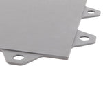 TPE Gym Flooring Tile - 5mm - Grey Close up of corner