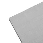 A close-up of the SMAI Roll Out Workout Mat - Dollamur Flexi Roll in light grey shows its textured, woven surface and horizontal lines, filling most of the image against a white background.