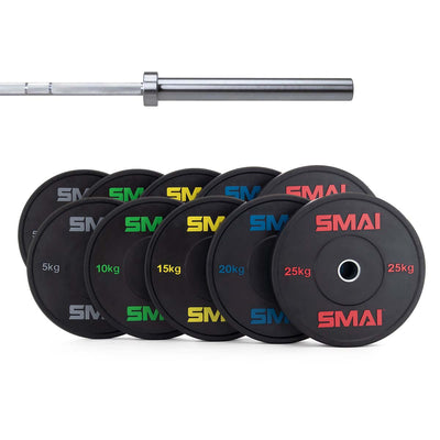 170kg Classic Lifter's Package including 20kg Barbell Weight Set