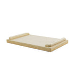 A pair of SMAI Jerk Blocks, featuring a rectangular plywood base with curved wooden ends, are shown on a white background.
