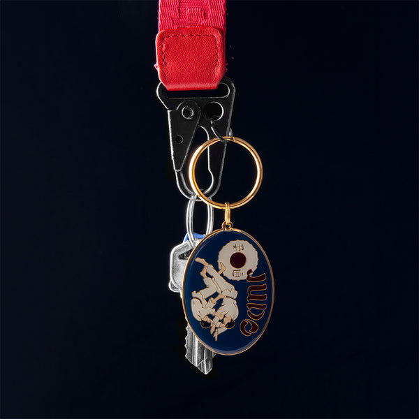 Judo Classic keyring black background