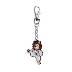 karate lion keyring