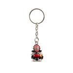 Kendo Man Keyring Red Black