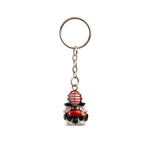 Kendo Man Keyring Red Black