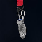 Kyokushin Keyring on black background