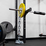 SMAI Olympic Weight Lifting Chains - On Olympic Barbell