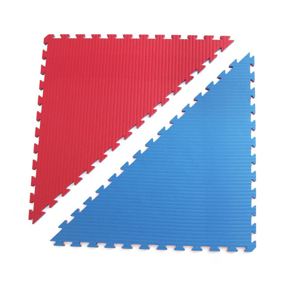 Octagon Jigsaw Mat - 2cm SMAI Flat Lay Red and Blue