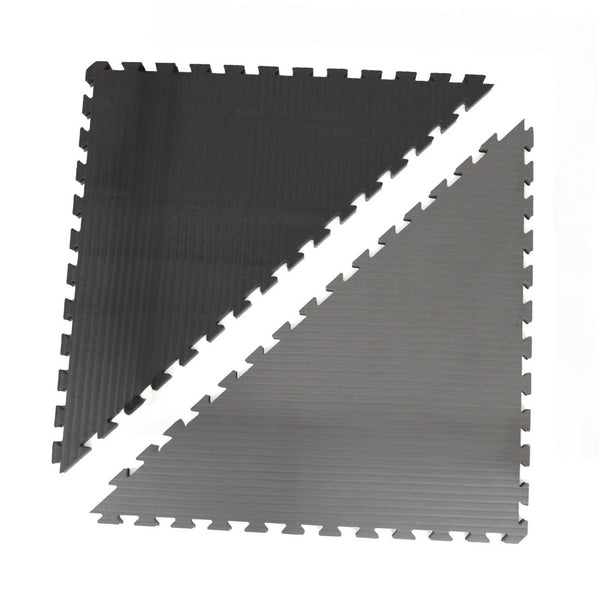Octagon Jigsaw Mat - 4cm SMAI Black and Grey