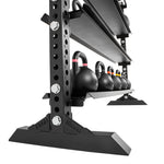 Foot view of Gym storage rack