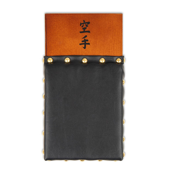 Makiwara - Leather Deluxe Wide Front View