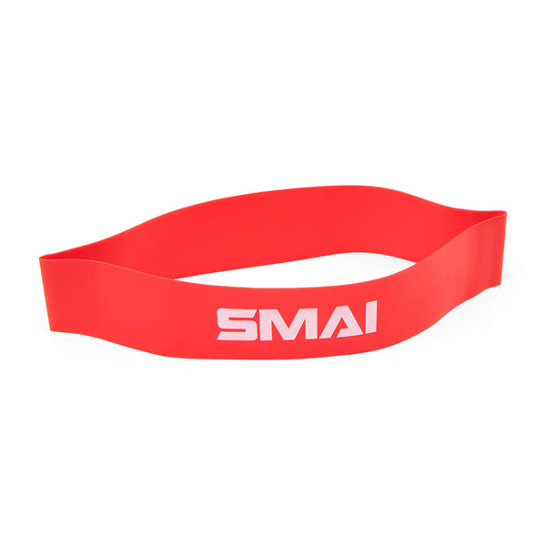 Rubber Mini Resistance Bands - Set of 4 Red