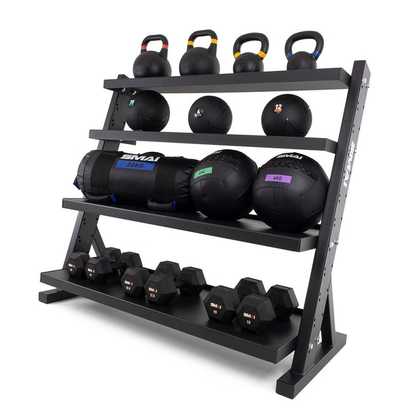 Storage Rack - Hybrid Side View Filled