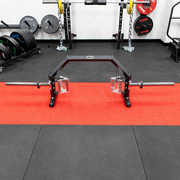 SMAI Open Hex trap Bar - 3 Grip - In a gym Ready to be loaded