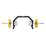 SMAI Open Hex trap Bar - 3 Grip - Loaded with 15kg Bumper Plates