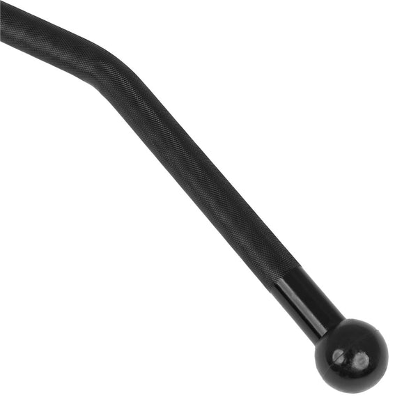 Lat Pull Down Bar for Cable Machine knurled grip and end bulb for anti slip