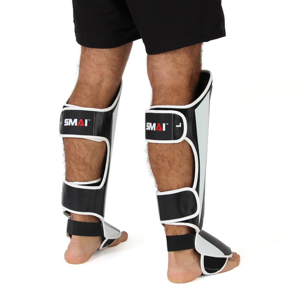Essentials Muay Thai Shin Guards - Clearance Black / White