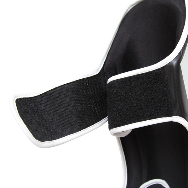 Close up of Velcro SMAI Essentials Muay Thai Shin Guards (pair)
