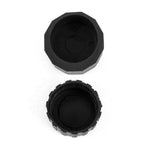 Parallettes - Tall Close up adjustable feet caps