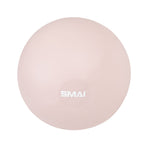 The SMAI Pilates Ball - Clay Pink features a soft pink color with white "SMAI" branding, perfect for core strengthening exercises, displayed on a plain white background.
