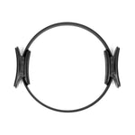 The SMAI Pilates Ring / Yoga Ring - Commercial Grade is a black ring with padded handles on opposite sides, designed for resistance training and shown on a white background.