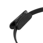 A detailed shot of the SMAI Pilates Ring / Yoga Ring - Commercial Grade resting on its band against a white background—ideal for resistance training or Pilates workouts.