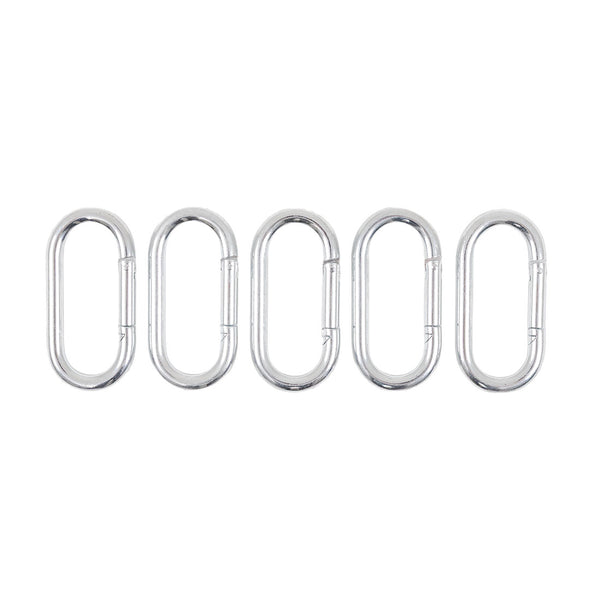 Five identical SMAI Neoprene Cable Machine Attachments from the 5-piece set are arranged in a horizontal row on a white background, perfect for use as gym accessories or cable machine attachments.