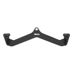 The SMAI Neoprene Cable Machine Attachments Set - 5 Piece features metal cable handles with black V-shaped, angled grips and white "SMAI" branding—an essential upgrade to your gym accessories.