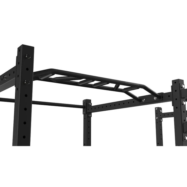 Rig - 5 Squat Cells with Punching Bag Hangers Close up of Bar