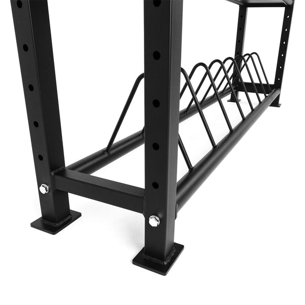 Weight plate storage shelf of mass storage gym rack 1.7m