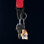 3D Mini Cartoon Man Key Ring 1 Black Background