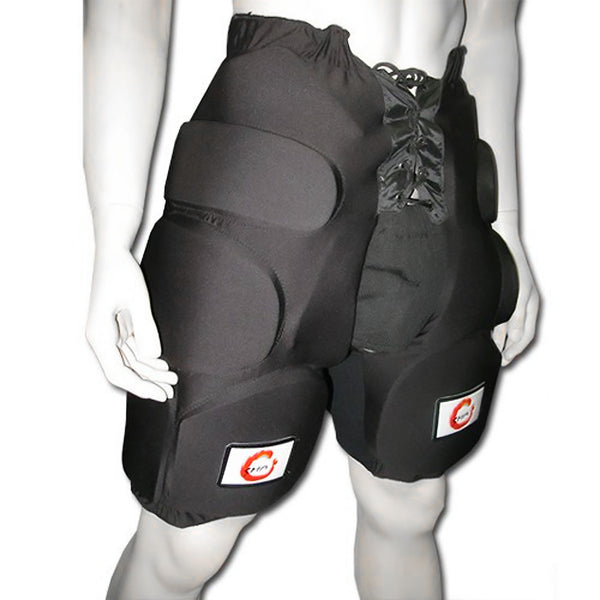 Rugby Padded Pants for protection and training - worn by figure