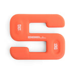 Introducing the ideal equipment for fitness enthusiasts: the SBELL Home Gym Package, featuring a 10 kg orange S-shaped kettlebell. This compact design makes it easy to incorporate into any workout space.