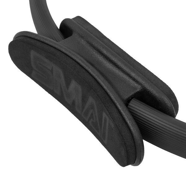 left side grip of Pilates Ring / Yoga Ring SMAI Black with Foam pads