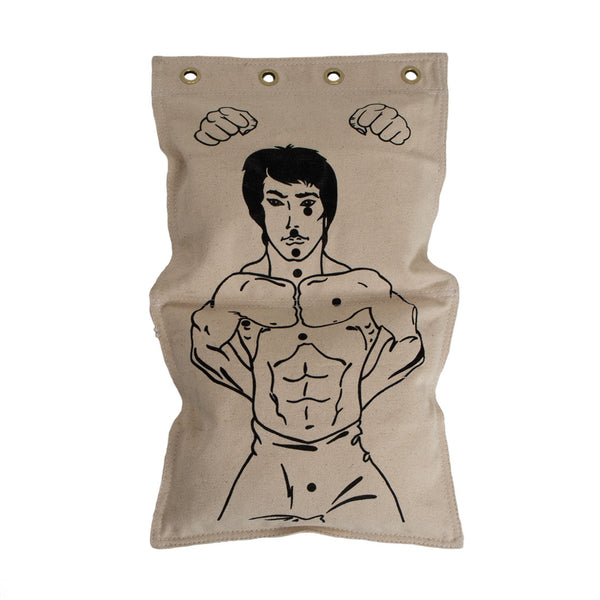 Makiwara Canvas Sand Bag 2 section with Target