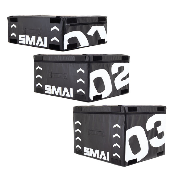 SMAI Replacement Covers for Plyometric Box - Foam (3pk) - 3 Covers