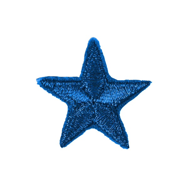 Badge - Metallic Stars Blue