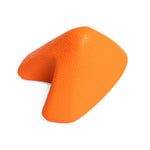 The SMAI Pocket Trigger Point Therapy - Set of 3 features bright orange, textured, triangular holds with three rounded sides, perfect for climbing or targeted muscle release and trigger point therapy.