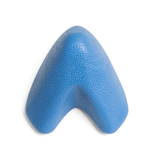 The SMAI Pocket Trigger Point Therapy - Set of 3 features blue, V-shaped foam tools with textured surfaces and rounded edges, perfect for muscle release. Shown against a white background.