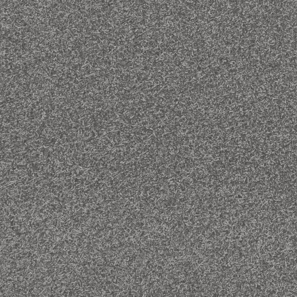 A detailed view of SMAI's The Yard - Grey YARDNATION Sled Turf Track (2m x 13m), featuring dense, grainy texture in gray reminiscent of TV static, with no distinct shapes or patterns, similar to commercial gym turf surfaces.