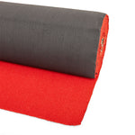 The SMAI Red Gym Turf Sled Track (2m x 12m) features a bright red textured surface and a black fabric-like backing, shown partially unrolled on a white background.