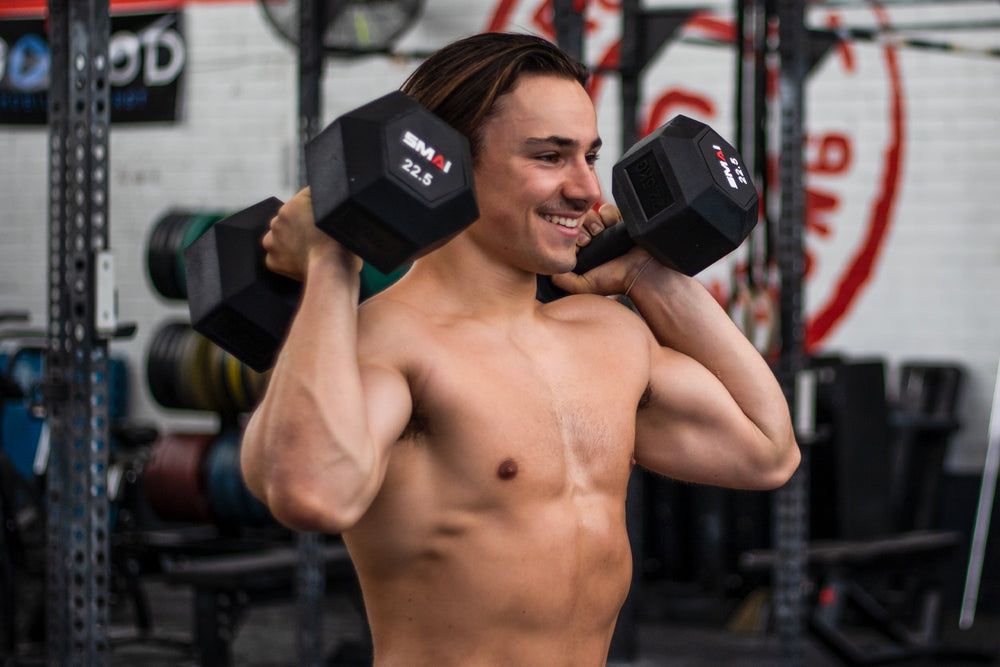 Rubber Hex Dumbbells - (Pair) Apex