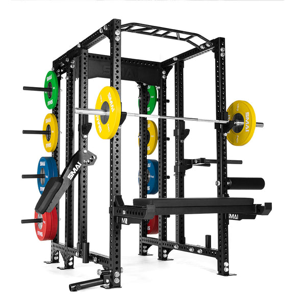 Power Rack Ultimate Package - Vanta Series Photo With Bumper plates