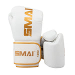 ProGuard White Boxing Glove Right glove up right while the other lying down on its side behind