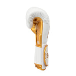 ProGuard White/Gold Boxing Glove Palm Side View